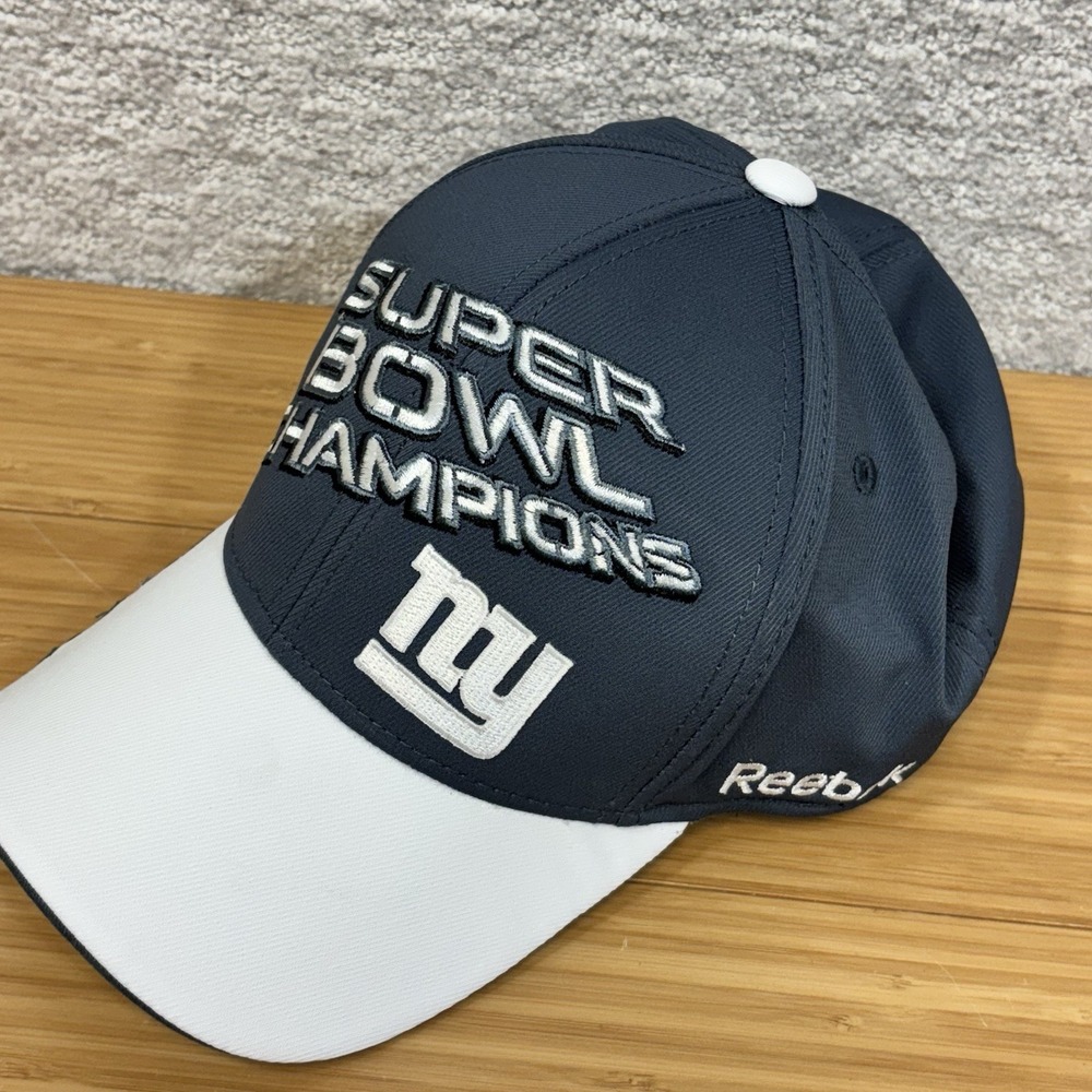 New York Giants Reebok Onfield NFL Super Bowl XLVI Champions Cap Hat One Size - Picture 8 of 8
